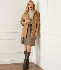 Karen Kane Bias Cut Plaid Skirt -karen kane Sales Shop karenkane 2022 fall 3L06216 PLA 002