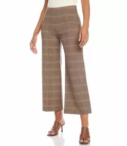 Karen Kane Petite Size Cropped Pants -karen kane Sales Shop karenkane 2022 fall 3L06217P PLA 005