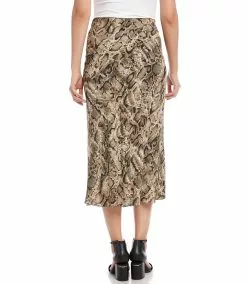 Karen Kane Bias Cut Midi Skirt -karen kane Sales Shop karenkane 2022 fall 3L20602 PRT 003