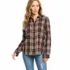 Karen Kane Long Sleeve Button-Up Shirt