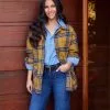 Karen Kane Plaid Shirt Jacket -karen kane Sales Shop karenkane 2022 fall 3L31232 PLA 1