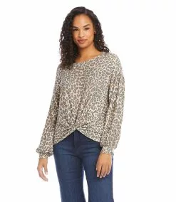 Karen Kane Twist Front Top