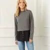 Karen Kane Layered Mock Neck Sweater 2 Karen Kane Layered Mock Neck Sweater -karen kane Sales Shop karenkane 2022 fall 3L43415 DHWB 007