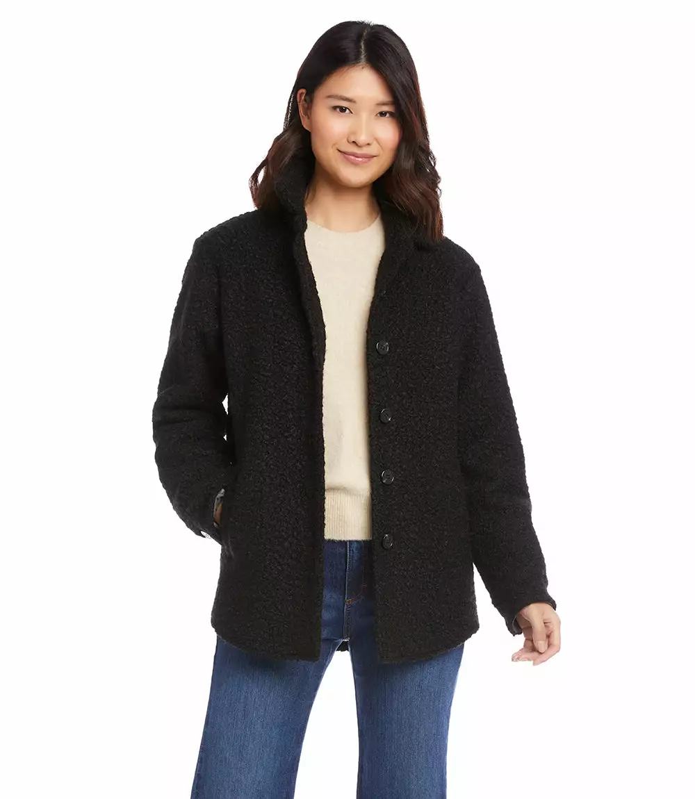 Karen Kane Boucle Shirt Jacket 4 Karen Kane Boucle Shirt Jacket - Image 2