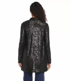 Karen Kane Sequin Duster -karen kane Sales Shop karenkane 2022 fall 3L49580 BLK 1981