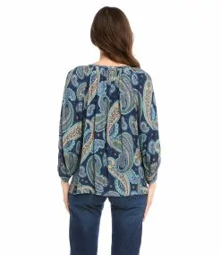 Karen Kane Blouson Sleeve Top -karen kane Sales Shop karenkane 2022 fall 3L50118 PAI 2731
