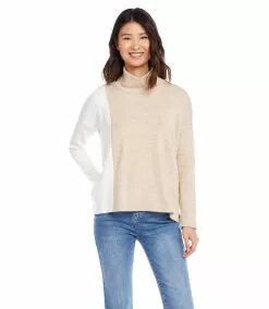 Karen Kane Petite Size Colorblock Sweater
