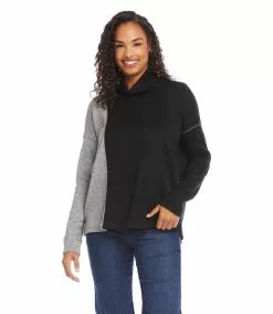 Karen Kane Petite Size Colorblock Sweater