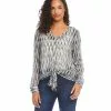 Karen Kane Petite Size Tie Front Top 1 Karen Kane Petite Size Tie Front Top -karen kane Sales Shop karenkane 2022 fall 3L61568P PRT 1809
