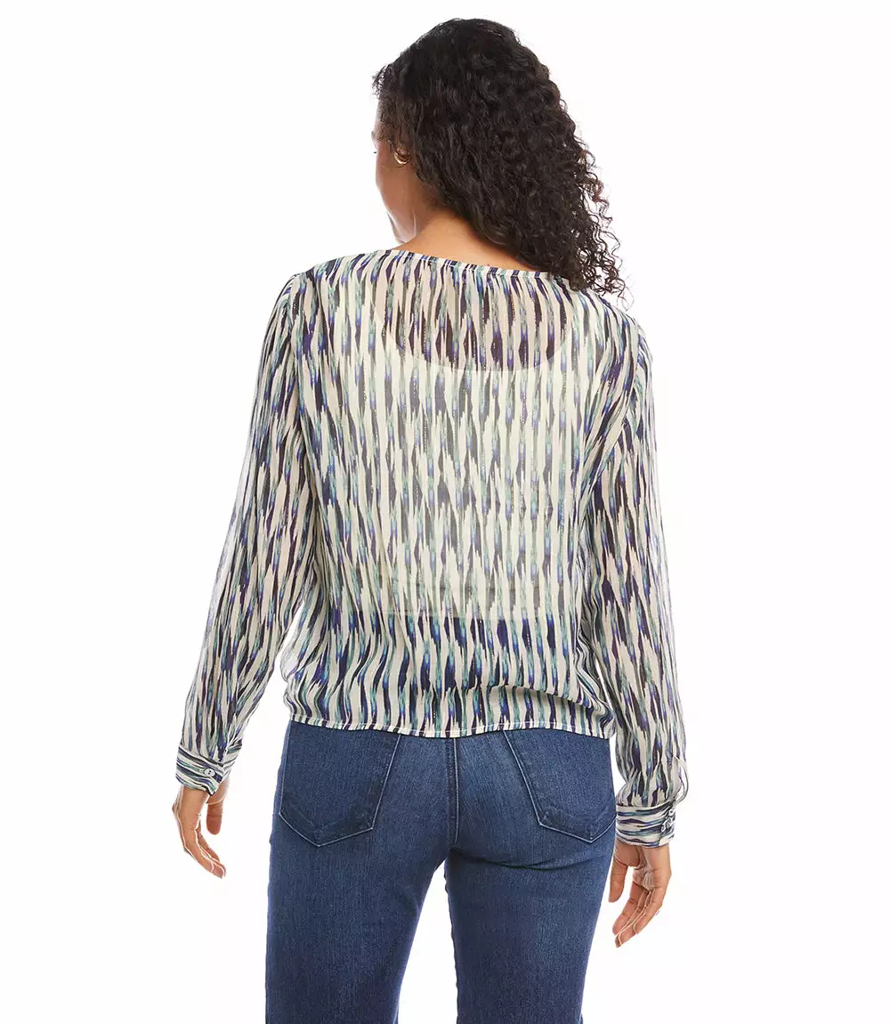 Karen Kane Petite Size Tie Front Top 4 Karen Kane Petite Size Tie Front Top - Image 2