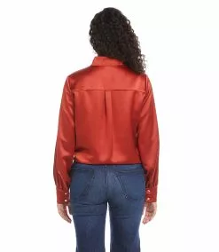 Karen Kane Tie-Front Top -karen kane Sales Shop karenkane 2022 fall 3L68112 RUS 003