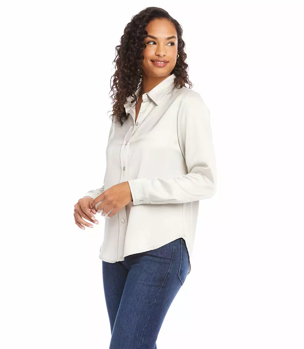Karen Kane Petite Size Long Sleeve Shirt 5 Karen Kane Petite Size Long Sleeve Shirt - Image 3