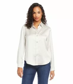 Karen Kane Long Sleeve Shirt -karen kane Sales Shop karenkane 2022 fall 3L68115 CMP 004
