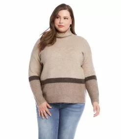 Karen Kane Plus Size Colorblock Sweater 16 Karen Kane Plus Size Colorblock Sweater -karen kane Sales Shop karenkane 2022 fall 3L89411W MUL 007