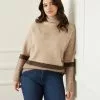 Karen Kane Plus Size Colorblock Sweater -karen kane Sales Shop karenkane 2022 fall 3L89411W MUL 009