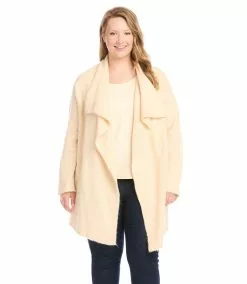 Karen Kane Plus Size Drape Cardigan