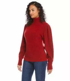 Karen Kane Poof Sleeve Turtleneck -karen kane Sales Shop karenkane 2022 fall 3L89440 RUS 004