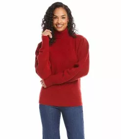 Karen Kane Poof Sleeve Turtleneck -karen kane Sales Shop karenkane 2022 fall 3L89440 RUS 005