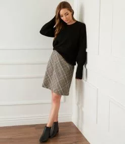 Karen Kane Blouson Sleeve Sweater -karen kane Sales Shop karenkane 2022 fall 3L89501 BLK 005