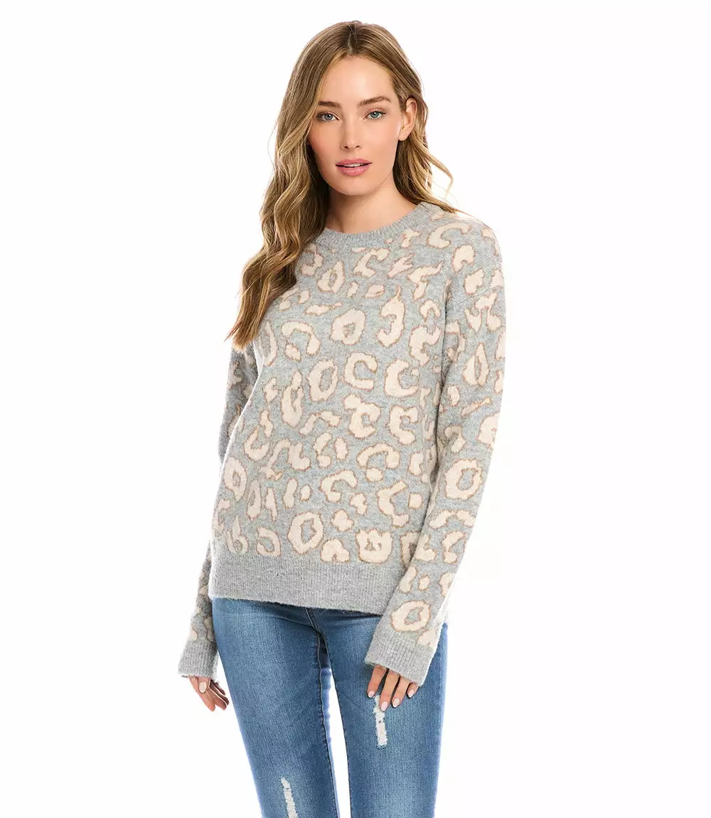 Karen Kane Animal Jacquard Pullover 4 Karen Kane Animal Jacquard Pullover - Image 2