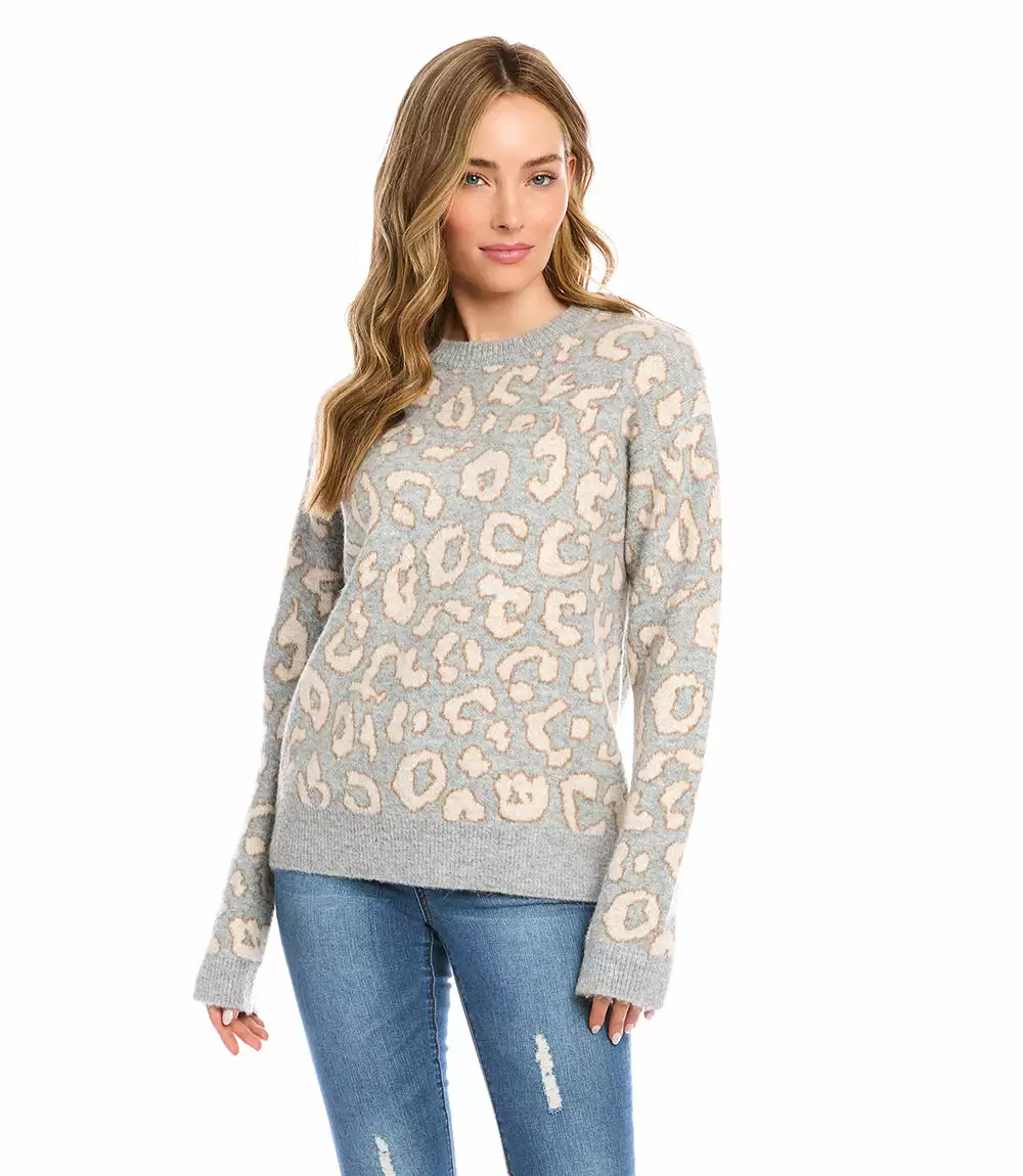 Karen Kane Animal Jacquard Pullover 7 Karen Kane Animal Jacquard Pullover - Image 5