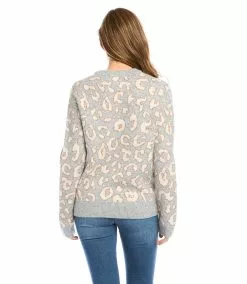 Karen Kane Animal Jacquard Pullover 12 Karen Kane Animal Jacquard Pullover -karen kane Sales Shop karenkane 2022 fall 3L89543 LEO 2850