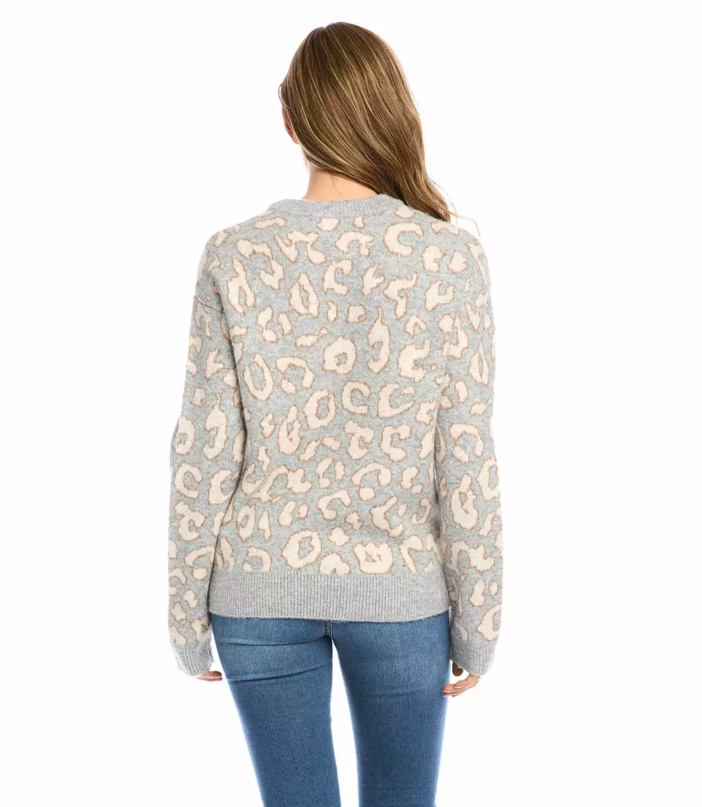 Karen Kane Animal Jacquard Pullover 5 Karen Kane Animal Jacquard Pullover - Image 3
