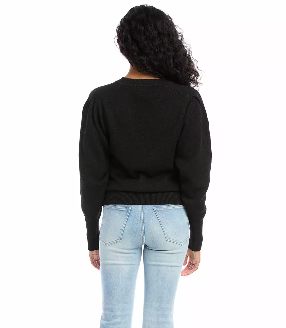 Karen Kane Pleat Sleeve Sweater 5 Karen Kane Pleat Sleeve Sweater - Image 3