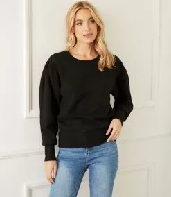 Karen Kane Pleat Sleeve Sweater