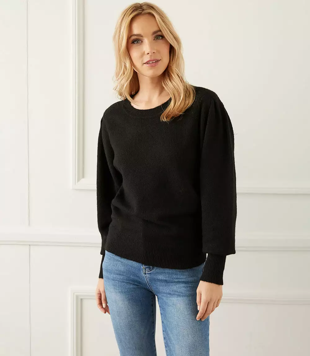 Karen Kane Pleat Sleeve Sweater 6 Karen Kane Pleat Sleeve Sweater - Image 4