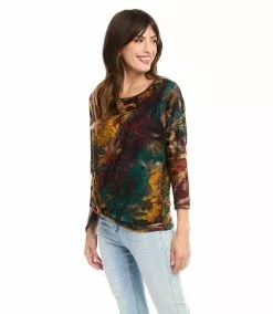 Karen Kane Side Tie-Top -karen kane Sales Shop karenkane 2022 fall 3N94249 MUL 003