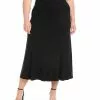 Karen Kane Plus Size Maxi Skirt -karen kane Sales Shop karenkane 2022 fall L13036W BLK 001 1