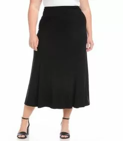 Karen Kane Plus Size Maxi Skirt