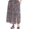 Karen Kane Plus Size Tiered Midi Skirt
