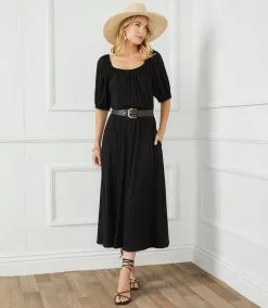 Karen Kane Peasant Artisan Dress