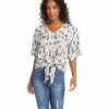 Karen Kane Petite Size Tie-Front Top