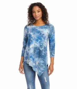 Karen Kane Asymmetric Hem Top