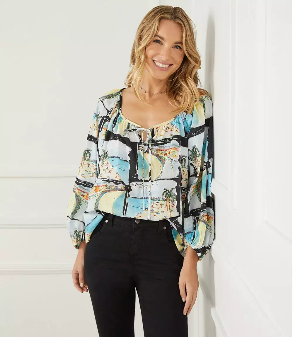 Karen Kane Peasant Top 4 Karen Kane Peasant Top - Image 2