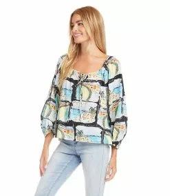 Karen Kane Peasant Top 16 Karen Kane Peasant Top -karen kane Sales Shop karenkane 2022 spring 1L45583 PRT 005 b06d6b6d 8e2c 42cb 95eb 6c9342dfb768