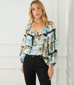Karen Kane Peasant Top 18 Karen Kane Peasant Top -karen kane Sales Shop karenkane 2022 spring 1L45583 PRT 007 7096c8d7 cd5f 4f00 9b64 9a97dfd479ad