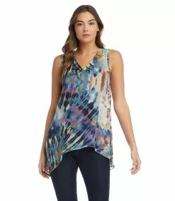 Karen Kane Uneven Hem Tank -karen kane Sales Shop karenkane 2022 spring 1L59094 TD 002