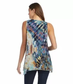 Karen Kane Uneven Hem Tank -karen kane Sales Shop karenkane 2022 spring 1L59094 TD 003