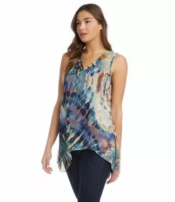 Karen Kane Uneven Hem Tank -karen kane Sales Shop karenkane 2022 spring 1L59094 TD 004