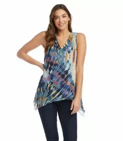 Karen Kane Uneven Hem Tank -karen kane Sales Shop karenkane 2022 spring 1L59094 TD 005