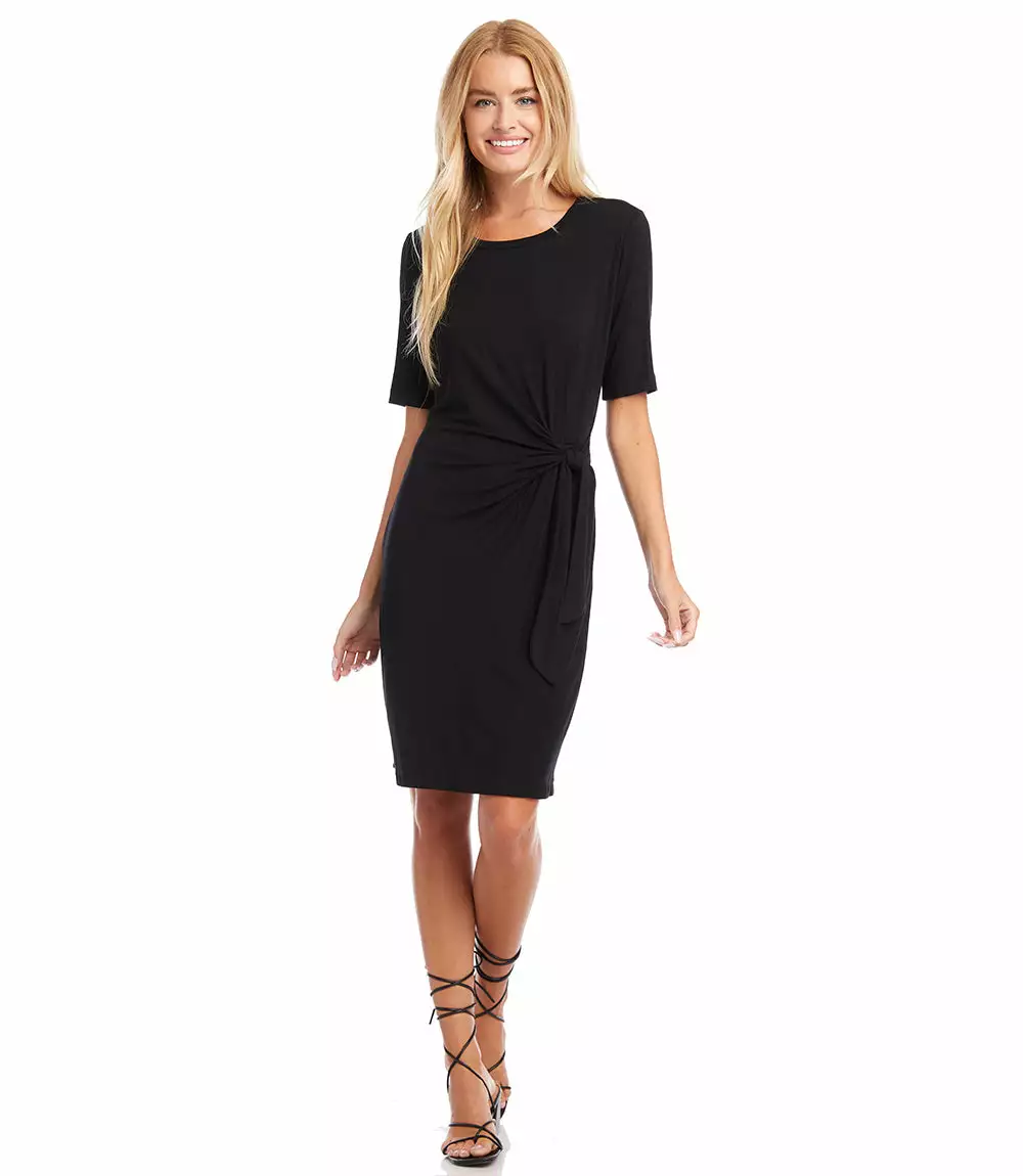 Karen Kane Short Sleeve Tie-Front Dress 5 Karen Kane Short Sleeve Tie-Front Dress - Image 3