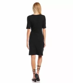 Karen Kane Short Sleeve Tie-Front Dress 14 Karen Kane Short Sleeve Tie-Front Dress -karen kane Sales Shop karenkane 2022 spring L13122 BLK 004 c4f5158a eca5 4736 8ea0 476c182931d9