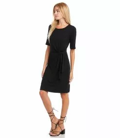 Karen Kane Short Sleeve Tie-Front Dress 15 Karen Kane Short Sleeve Tie-Front Dress -karen kane Sales Shop karenkane 2022 spring L13122 BLK 005 217c2da5 a8e8 4533 ae66 0bed9e3e8587