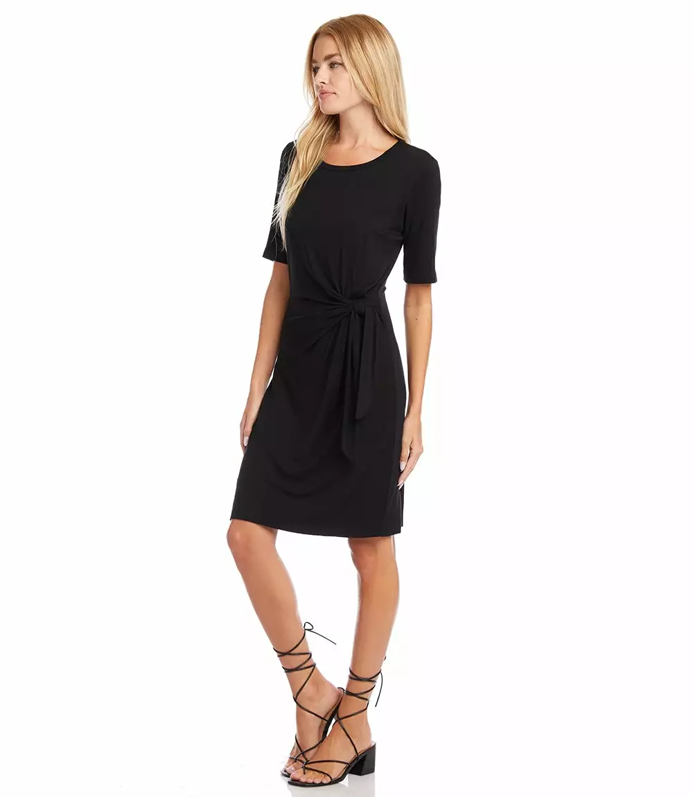 Karen Kane Short Sleeve Tie-Front Dress 7 Karen Kane Short Sleeve Tie-Front Dress - Image 5