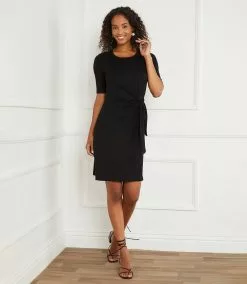 Karen Kane Short Sleeve Tie-Front Dress 17 Karen Kane Short Sleeve Tie-Front Dress -karen kane Sales Shop karenkane 2022 spring L13122 BLK 008 c161e9db 8f90 45f1 aaa8 e02c10e8ed49
