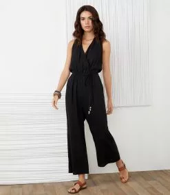 Karen Kane Cropped Jumpsuit